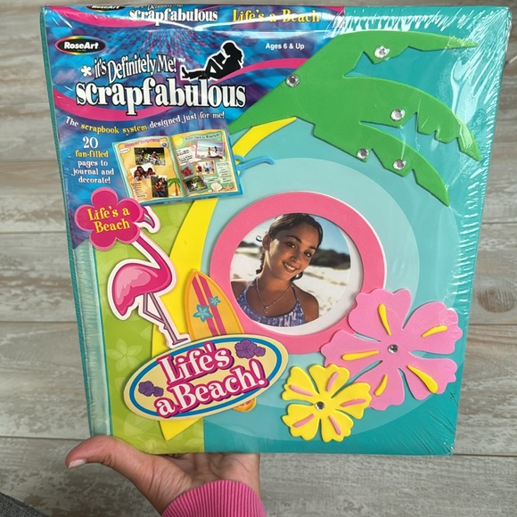 RoseArt Lifrs a Beach Scrapulous Scrap Book 2004 y2k‎ - Picture 4 of 4